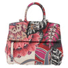 Salvatore Ferragamo Studio Satchel Printed Leather