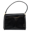 Secondhand Gucci Vintage Handbag Black Patent Leather Bags