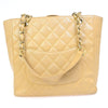 Chanel Petite Shopping Tote Quilted Caviar
