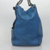 Secondhand Bottega Veneta Belted Zip Chain Tote Intrecciato Nappa with Snakeskin