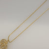 Secondhand Christian Dior CD Pendant Necklace Gold-plated