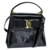 Salvatore Ferragamo Vala Handbag Patent leather