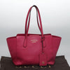 Secondhand Gucci Swing Tote Pink Leather Bags