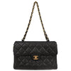 Chanel Vintage Chain Flap Shoulder Bag Caviar Skin