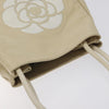 Secondhand Chanel Camellia Tote Beige Leather Bags