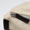 Fendi Vintage Double Pocket Zip Shoulder Bag Canvas