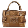 Loewe Vintage Anagram Tote Leather