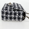 Secondhand Chanel Square Classic Single Flap Bag Quilted Tweed