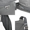 Secondhand Prada Front Pocket Messenger Bag Tessuto