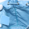 Secondhand Prada Vela Drawstring Bucket Wristlet Pouch Tessuto