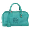 Secondhand Loewe Amazona Bag Turquoise Suede Bags