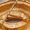 Secondhand Chanel Vintage Quilted CC Brooch