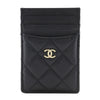 Secondhand Chanel CC Card Case Quilted Caviar