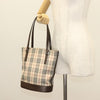 Secondhand Burberry Nova Check Tote canvas check pattern