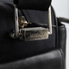 Versace Front Pocket Shoulder Bag Leather and Canvas