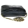 Chanel Vintage Camera Tassel Bag Quilted Leather