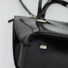 Secondhand Celine Handbag Black Patent Leather Bags