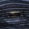 Secondhand Prada Convertible Top Handle Tote Tessuto with Vernice Saffiano