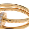 Secondhand Cartier Juste un Clou Double Ring 18K Rose Gold and Diamonds