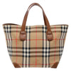Secondhand Burberry Nova Check Tote Canvas and
