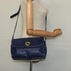 Secondhand Celine Circle logo Navy Leather Bags