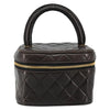 Secondhand Chanel Vanity pouch Black Leather Bags