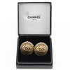 Secondhand Chanel Vintage Round CC Clip-On Earring