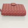 Secondhand Bottega Veneta Bifold Coin Pocket Card Holder Intrecciato Nappa
