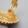 Secondhand Chanel Vintage Round Chain Clip-On Earrings Metal with Faux