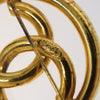 Secondhand Chanel CC Brooch Gold Metal Jewelry