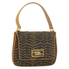 Fendi Vintage Tiger Print Shoulder Bag Canvas