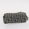 Christian Dior Saddle Zip Pouch Diorissimo Canvas