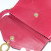 Secondhand Celine Circle logo Burgundy Leather Bags