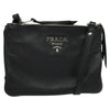 Secondhand Prada Double Zip Crossbody Bag Vitello Phenix