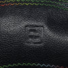 Fendi Vintage Zip Crossbody Bag Leather