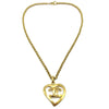 Secondhand Chanel CC Heart Pendant Necklace