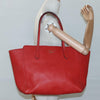 Secondhand Gucci Swing Tote Red Leather Bags