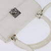 Secondhand Celine Gancini Handbag White Leather Bags