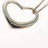 Secondhand Tiffany & Co. Elsa Peretti Open Heart Pendant Necklace Sterling