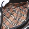Secondhand Burberry Handle Tote Black Leather Accessories