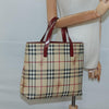 Secondhand Burberry Nova Check Tote Canvas and