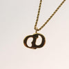 Secondhand Christian Dior CD Pendant Necklace