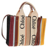 Secondhand Chloe Woody Tote Canvas with