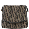 Christian Dior Vintage Trotter Flap Shoulder Bag Diorissimo Canvas