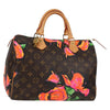 Secondhand Louis Vuitton Speedy Handbag Limited Edition Monogram Roses