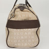 Secondhand Bvlgari Logomania Handbag Beige Canvas Bags