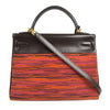 Hermes Kelly Handbag Vibrato and Box Calf with Gold Hardware