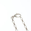 Secondhand Gucci Engraved Interlocking G Chain Link Pendant Necklace Sterling