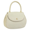 Secondhand Bally Vintage Handbag White Leather Bags