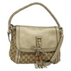 Secondhand Gucci Bella Flap Shoulder Bag GG Canvas with
